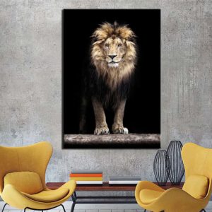 Tableau lion majestueux Tableau Lion Tableau Animaux taille: XXS|XS|S|M|L|XL|XXL