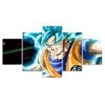 Tableau Son Goku Super Saiyan Blue Tableau Dragon Ball Z Tableau Geek