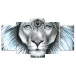 Tableau lion spirituel