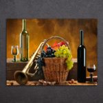 Tableau vin et trompette