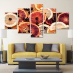 Toile modulaire peinture HD imprime 5 panneau toile Art nature morte fruits affiche mur photos décor à la maison