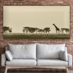 Tableau Girafe dans la savane Uncategorized