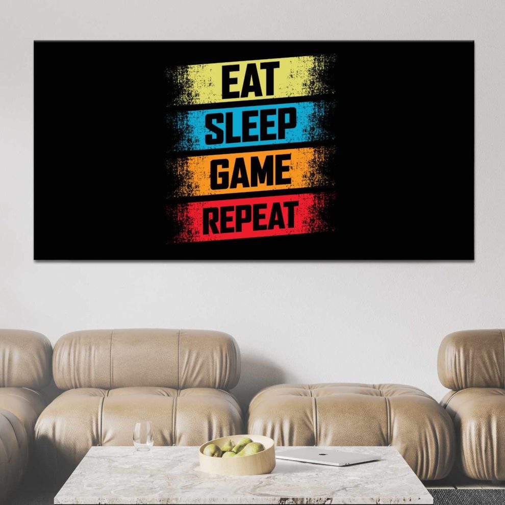 Tableau Eat Sleep Game Repeat